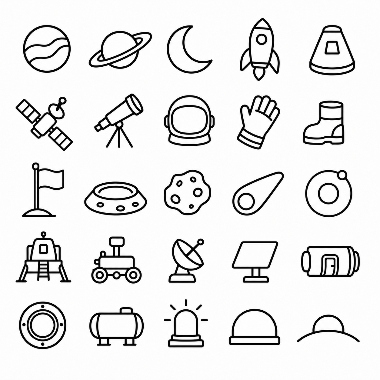Consecutive black-and-white styleboard 05 space